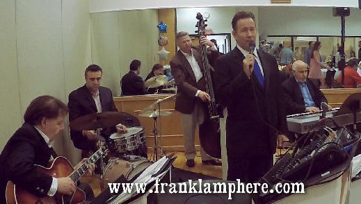 Rat Pack type big band crooner Frank Lamphere performs in Madison WI